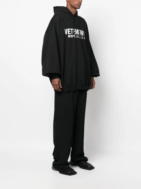  베트멍 후드 티셔츠 UE54HD100B BLACK - VETEMENTS
