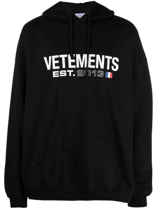 베트멍 후드 티셔츠 UE54HD100B BLACK - VETEMENTS