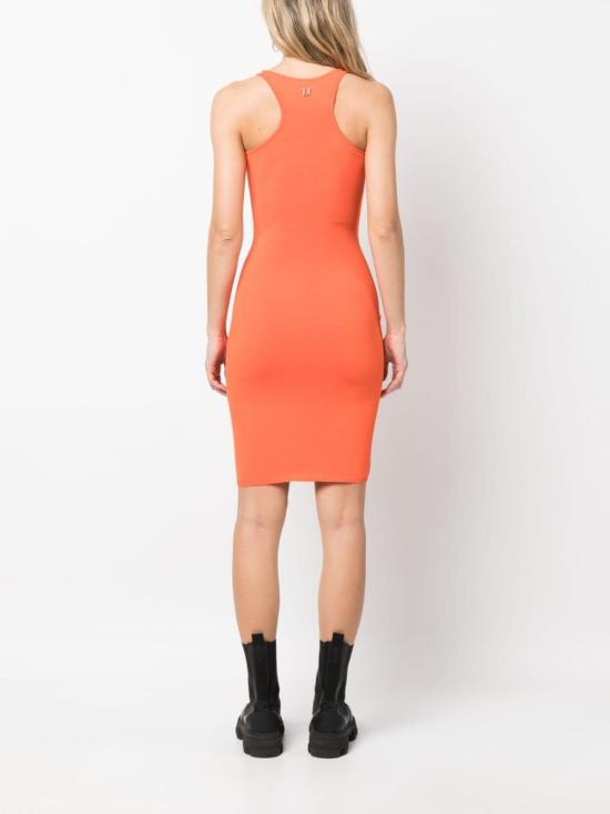  디스퀘어드2 숏 원피스 S72CV0389 S18245 187 FLAME ORANGE - DSQUARED2