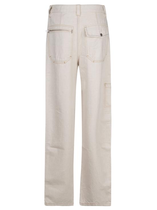  이자벨마랑 스트레이트 팬츠 PA0103FAA2H03I 23EC ECRU - ISABEL MARANT