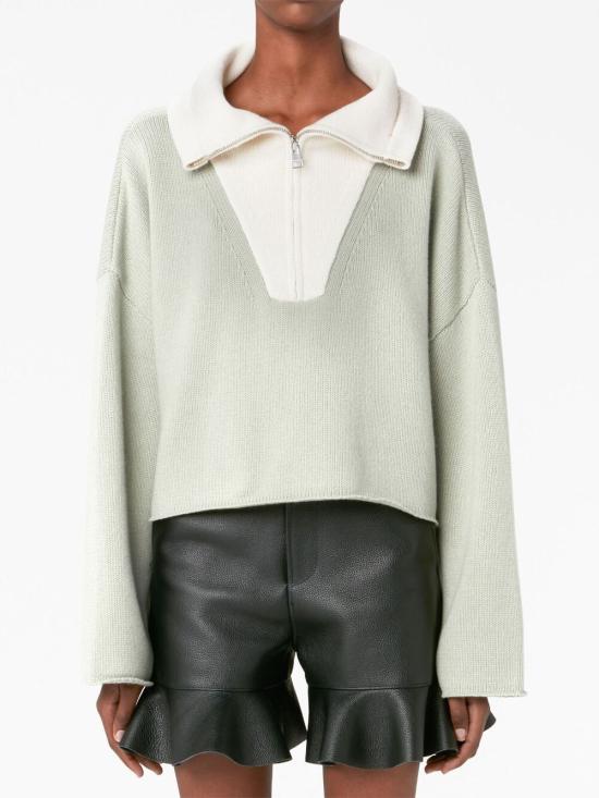  JW앤더슨 스웨터 KW0579YN0157 547 MINT OFF WHITE - JW ANDERSON