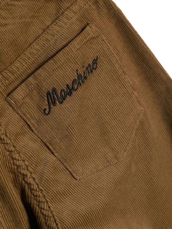  [키즈] 모스키노 스트레이트 팬츠 HUP061N0Z79 20279 BROWN SUGAR - MOSCHINO