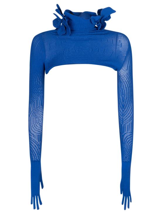  오프화이트 긴팔 티셔츠 OWHT003S23KNI001 4545 BLUE