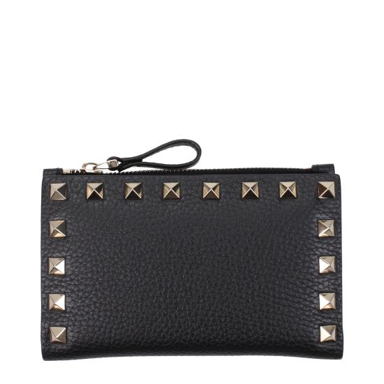 25FW 발렌티노 가라바니 락스터드 폴디드 카드지갑 P0605VSH0NO