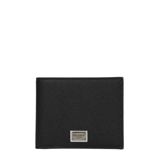 25FW 돌체앤가바나 로고 플레이트 레더 반지갑 BP3102AG21980999