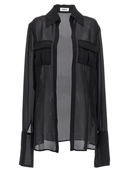  모놋 블라우스 SS23208BLACK