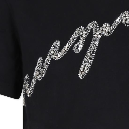 24FW [키즈] 엠에스지엠 티셔츠 F4MSJGTH116 110 BLACK - MSGM