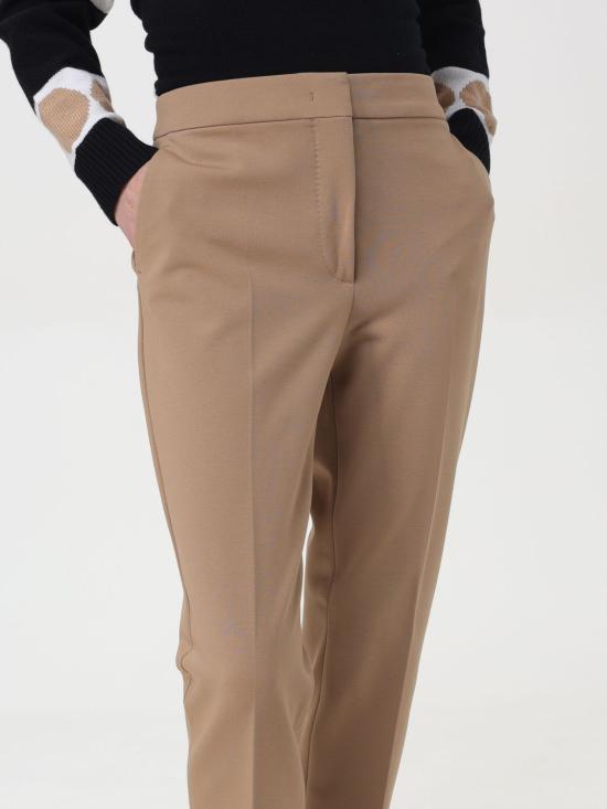 25FW 막스마라 스트레이트 팬츠 2421786021600 047 Brown - MAX MARA