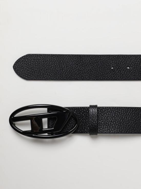 25FW 디젤 B-1DR 레더 벨트 D 버클  X08516P4231 T8013 Black - DIESEL