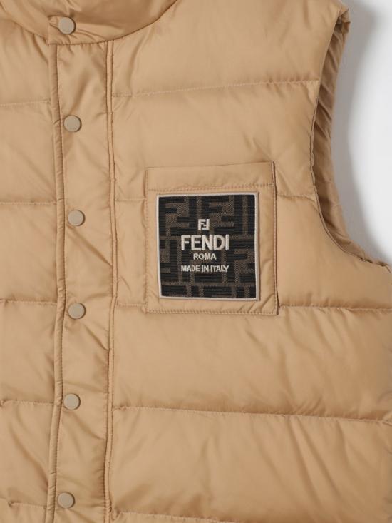 25FW [키즈] 펜디 베스트 JUA206AS56 F1F4G Beige - FENDI