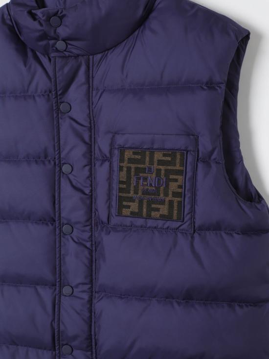 25FW [키즈] 펜디 베스트 JUA206AS56 F1I11 Blue - FENDI