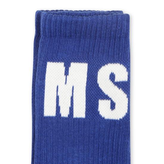 24FW [키즈] 엠에스지엠 발목 양말 F4MSJUSO278 130 BLUE - MSGM