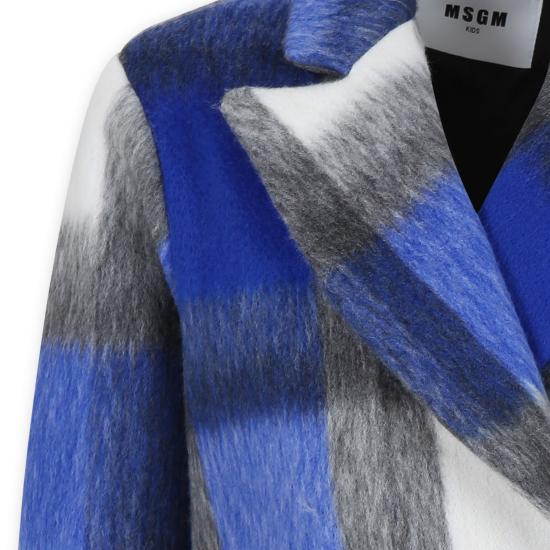 24FW [키즈] 엠에스지엠 코트 F4MSJGCO100 130 BLUE - MSGM