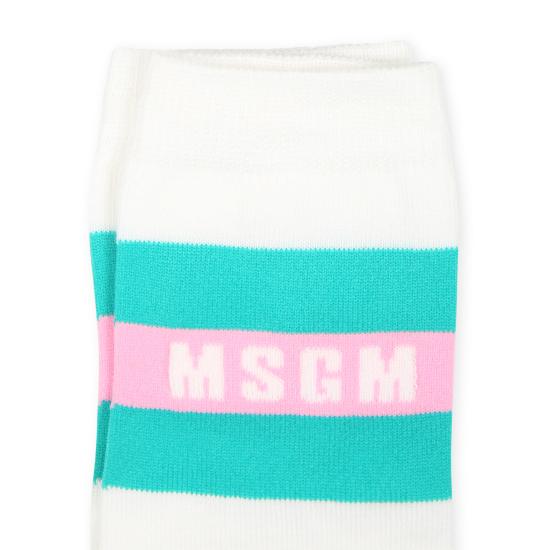 24FW [키즈] 엠에스지엠 발목 양말 F4MSJGSO279 013 IVORY - MSGM