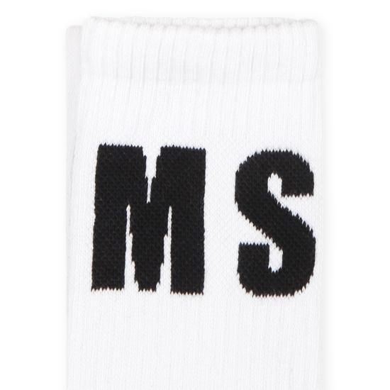 24FW [키즈] 엠에스지엠 발목 양말 F4MSJUSO278 001 WHITE - MSGM