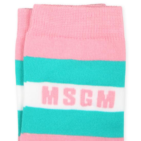 24FW [키즈] 엠에스지엠 발목 양말 F4MSJGSO279 042 PINK - MSGM