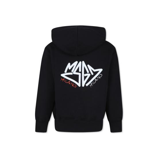 24FW [주니어] 엠에스지엠 트레이닝 상의 F4MSJBHS202 110 BLACK - MSGM