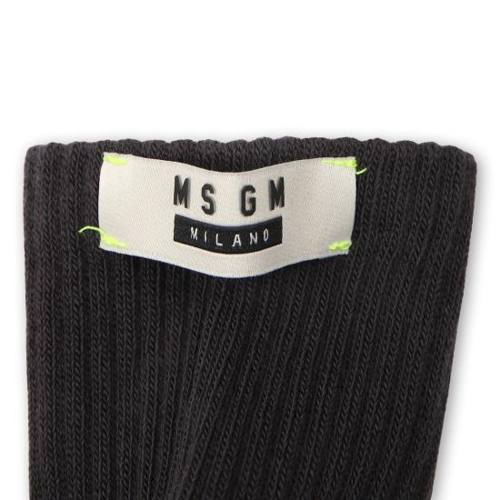 24FW [키즈] 엠에스지엠 발목 양말 F4MSJUSO179 103 BLACK - MSGM