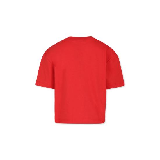 24FW [키즈] 엠에스지엠 티셔츠 F4MSJGTH143 040 RED - MSGM