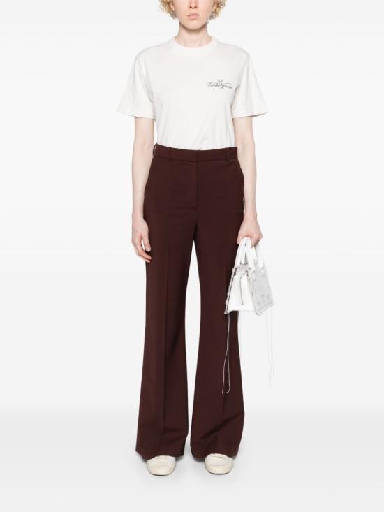 24FW 골든구스 반팔 티셔츠 GWP01220 P001625 11569 11569 HERITAGE WHITE BLACK - GOLDEN GOOSE