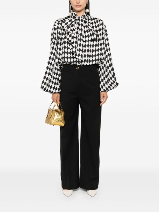  파투 스트레치 와이드 팬츠 TR0020103 999B BLACK - PATOU