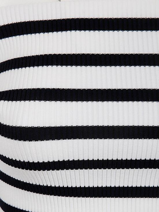  장 폴 고티에 터틀넥 24 30 F PL066 M063 0159 0159 WHITE NAVY - JEAN PAUL GAULTIER