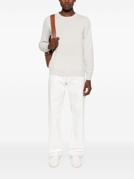 24FW 브루넬로 쿠치넬리 스웨터 M2200100 095 CFJ65 MOTHER OF PEARL - BRUNELLO CUCINELLI