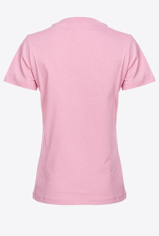  핑코 반팔 티셔츠 101752A1NW N98 Pink - PINKO