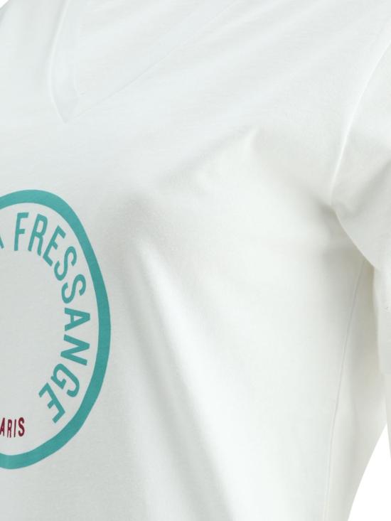 24FW 이네스 드 라 프레상쥬 반팔 티셔츠 12Y038CO222F032 WHITE - INES DE LA FRESSANGE