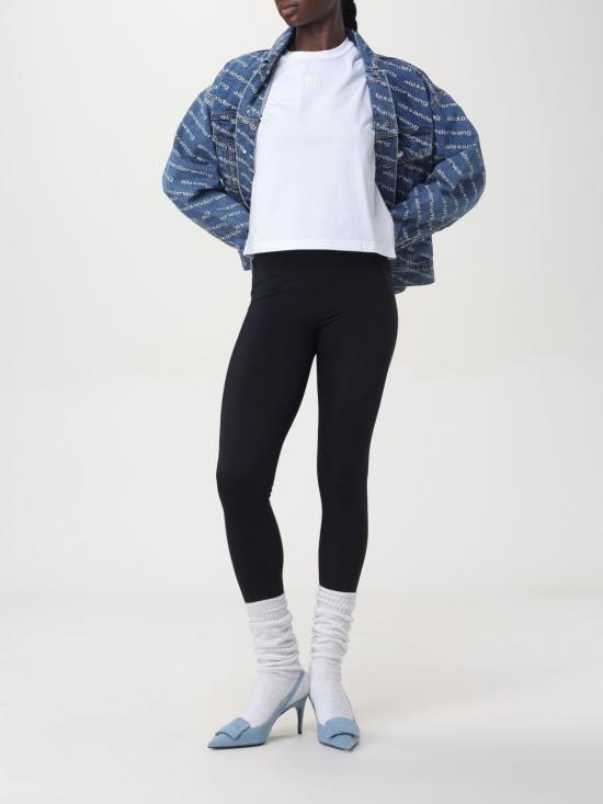 25FW 알렉산더 왕 반팔 티셔츠 4CC3241521 100 White - ALEXANDER WANG