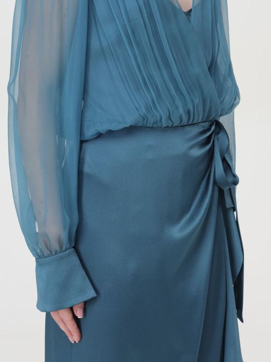  알베르타 페레티 미디 원피스 04236614 0324 Teal - ALBERTA FERRETTI
