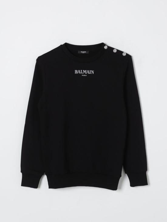 25FW [키즈] 발망 티셔츠 BV4Q10Z1753 930BC Black