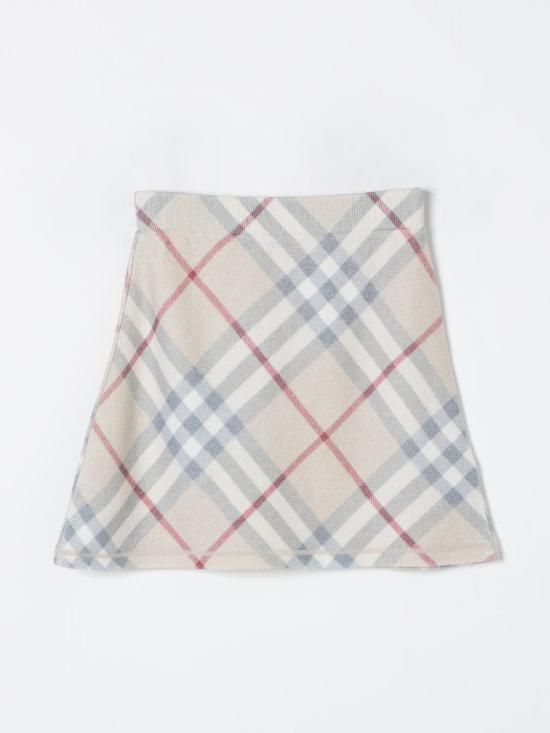 24FW [키즈] 버버리 스커트 8093147 A2205 Dove Grey - BURBERRY