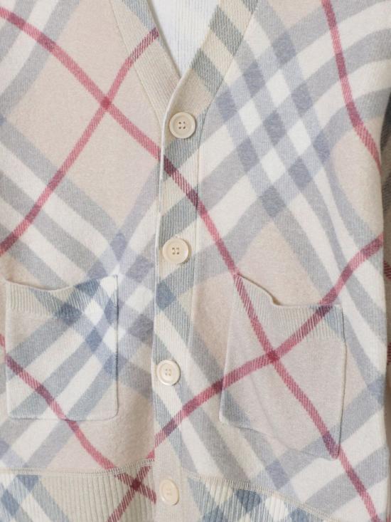 25FW [키즈] 버버리 가디건 8093145 A2205 Dove Grey - BURBERRY