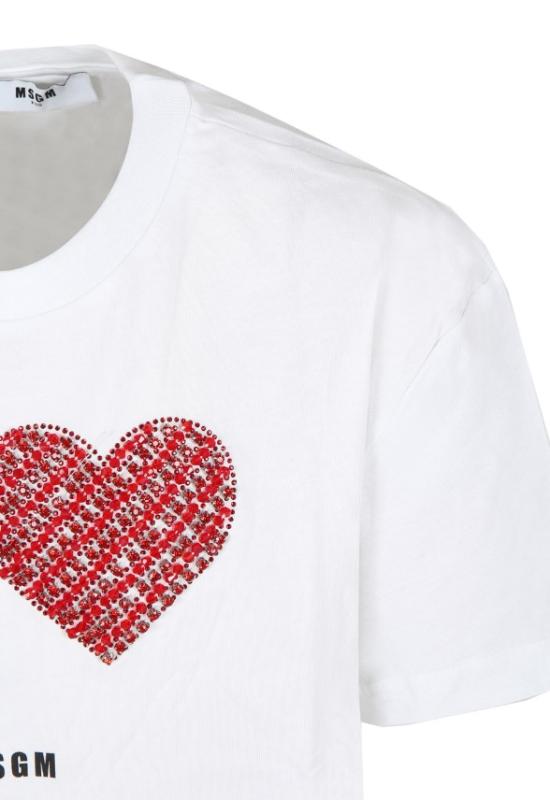 24FW [키즈] 엠에스지엠 티셔츠 F4MSJGTH143 001 WHITE - MSGM