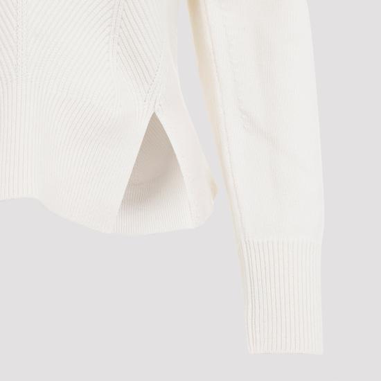 24FW 알렉산더 맥퀸 스웨터 798349 Q1BAP 9004 IVORY - ALEXANDER MCQUEEN
