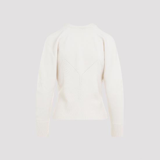 24FW 알렉산더 맥퀸 스웨터 798349 Q1BAP 9004 IVORY - ALEXANDER MCQUEEN