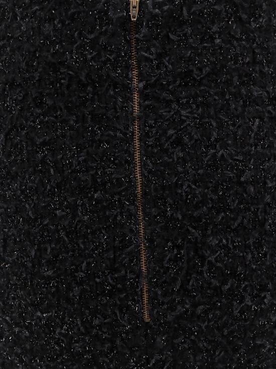 24FW 발렌시아가 미디 스커트 793601T3328 1000 Black - BALENCIAGA