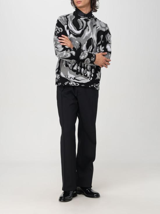 25FW 알렉산더 맥퀸 스웨터 795771Q1BAI 1038 Black - ALEXANDER MCQUEEN