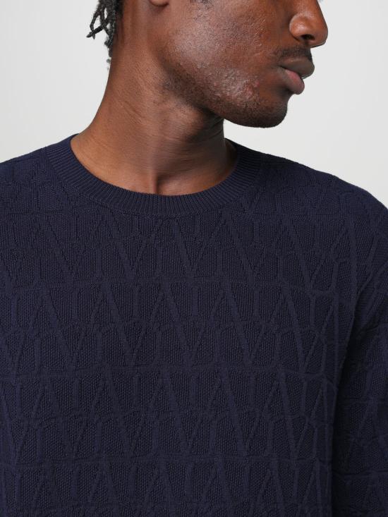 24FW 발렌티노 가라바니 스웨터 5V3KC30IAC8 ZDL Blue - VALENTINO GARAVANI