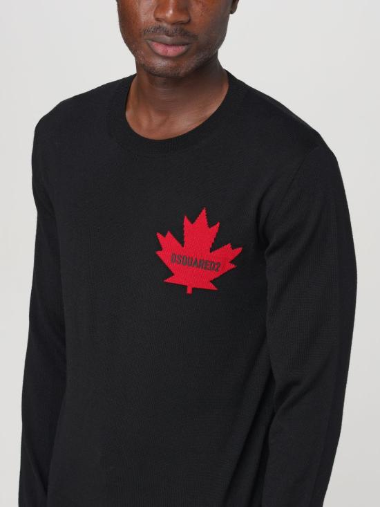 25FW 디스퀘어드2 긴팔 티셔츠 S74HA1481D13034 962 Black - DSQUARED2