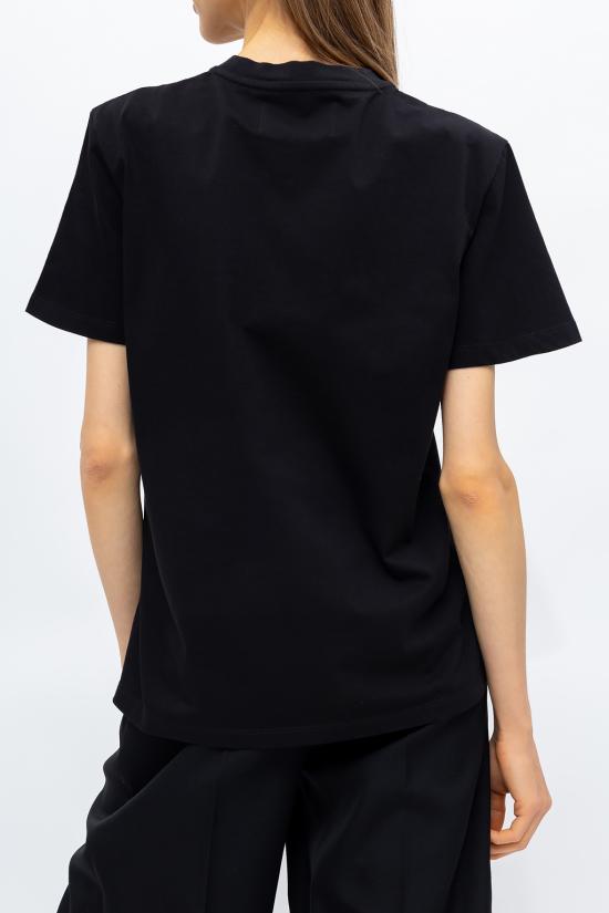  골든구스 반팔 티셔츠 GWP01220 P000593 901 90100 black Nero - GOLDEN GOOSE