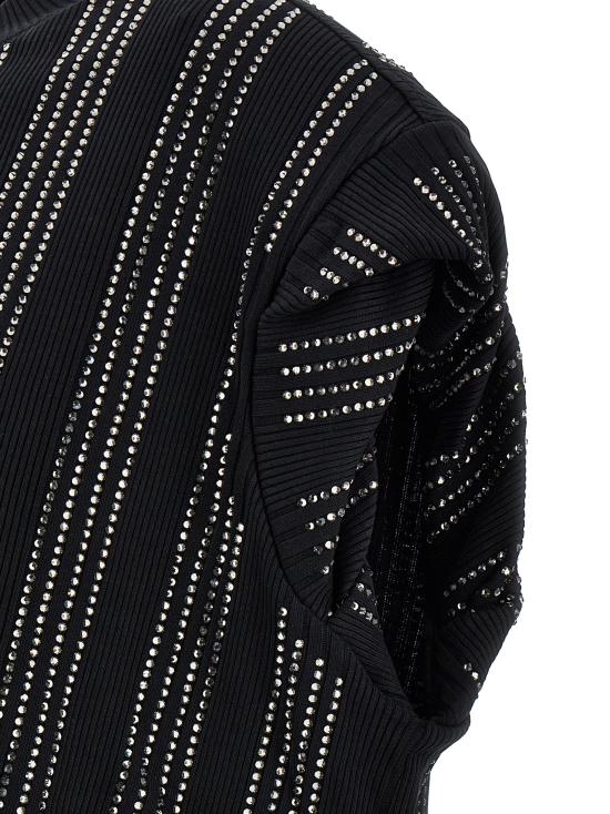 24FW 디 아티코 숏 원피스 247WCA359J048T100 Black - THE ATTICO