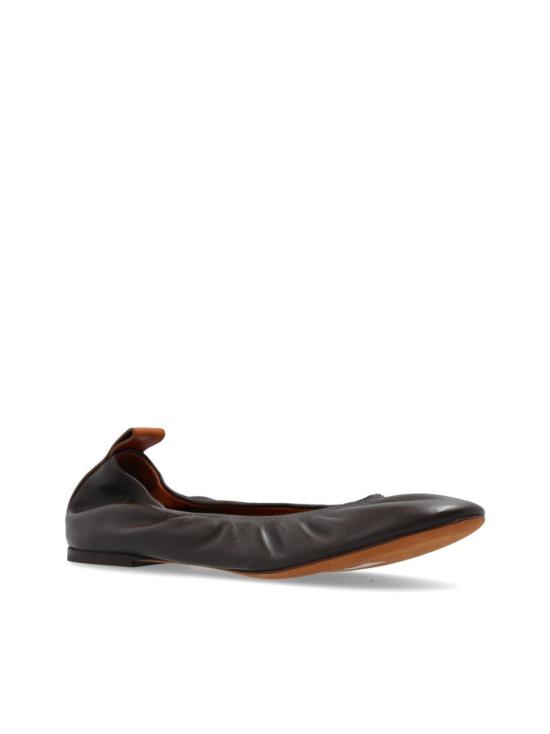  랑방 플랫 슈즈 FW BAMB02 NAPA P24 095 64 DARK BROWN - LANVIN