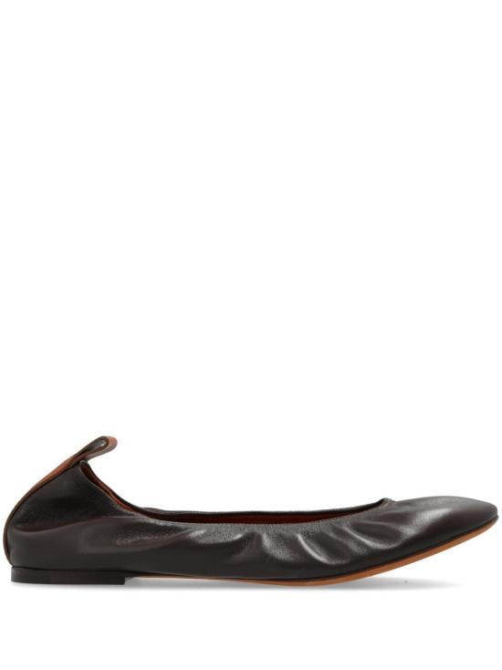  랑방 플랫 슈즈 FW BAMB02 NAPA P24 095 64 DARK BROWN