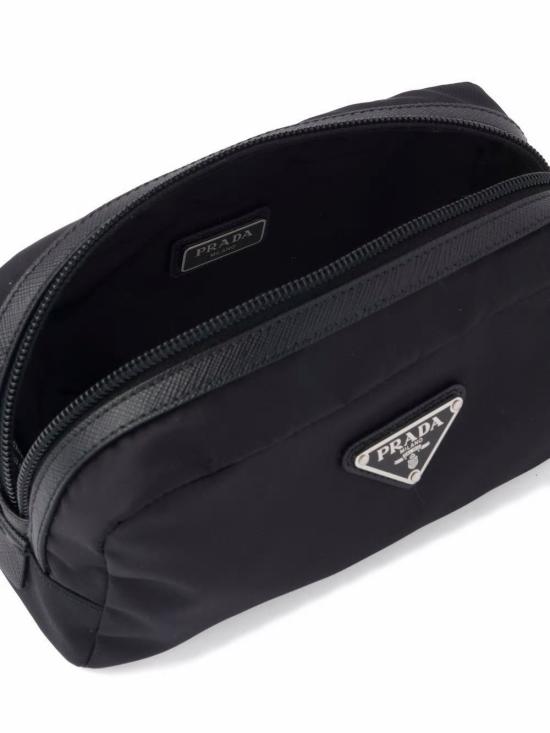 26FW 프라다 리나일론 앤 사피아노 네세서리 2NA0452DMH F0002 BLACK - PRADA