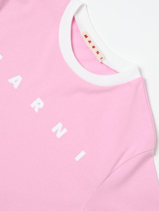  [키즈] 마르니 티셔츠 M01228M00L9 0M345 Pink - MARNI