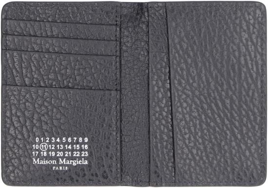 26FW 마르지엘라 보빈 레더 카드 홀더 SA1VX0011P4455 T8013 BLACK - MAISON MARGIELA