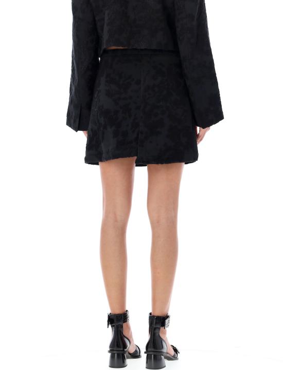 24FW 가니 숏 스커트 24AF92756785 099 BLACK - GANNI