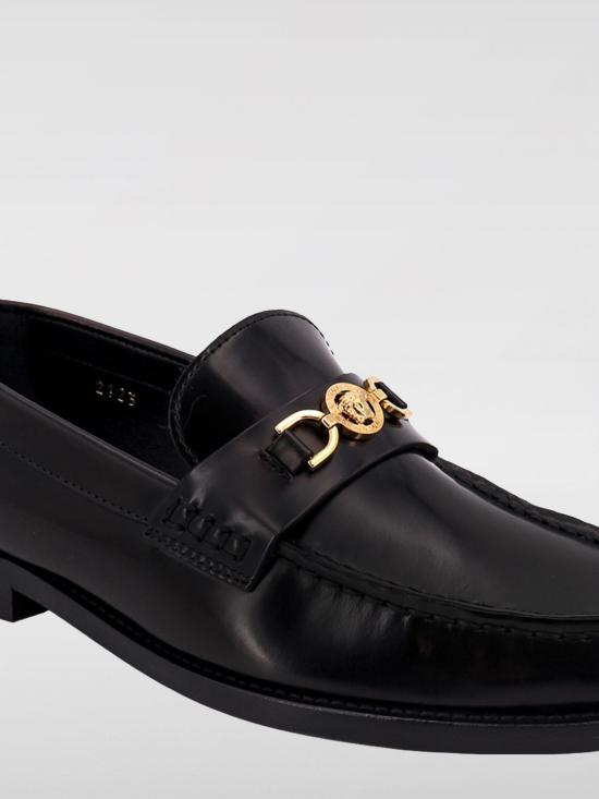 24FW 베르사체 로퍼 10121231A08773 1B00V Black - VERSACE